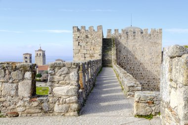 Trujillo Castle, Caceres eyaletinde bir ortaçağ köyü