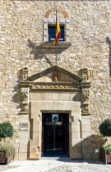 Fachada do Palácio da Delegação de Cáceres, Espanha — Fotografia de Stock