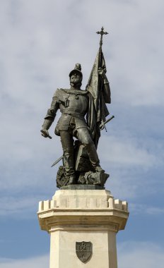 Hernan Cortes, Meksika Fatih, Medell'ın, İspanya heykeli