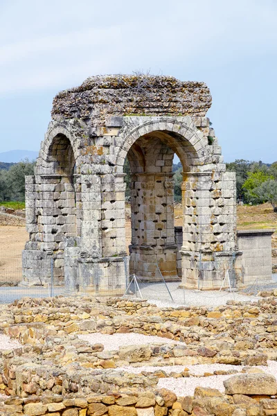 The Roman ruins of Caparra — Stock Photo, Image