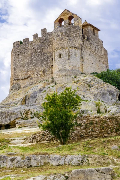 Medeltida stenslott Calafell Spanien — Stockfoto