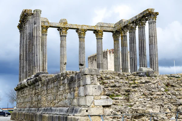Diana tempel, evora, portugal — Stockfoto