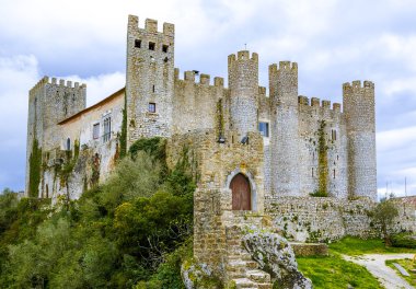 Obidos Portekiz Ortaçağ kalesi