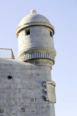 Peniscola Castle Castellon, İspanya.