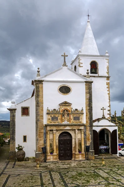 Obidos středověký kostel Santa Maria — Stock fotografie