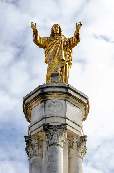 Statue de Jésus à Fatima Portugal — Photo