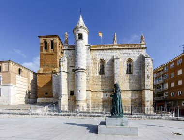 Mun Antolin church in Tordesillas Spain clipart