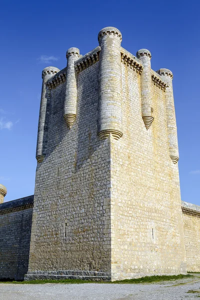 Castle Communards Torrelobaton in Valladolid, Spain — Stock Photo, Image