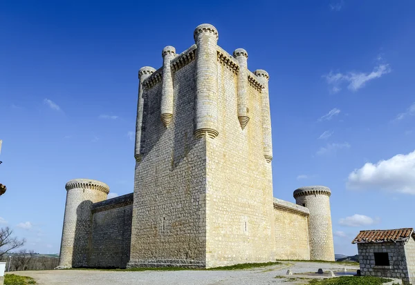 Kale barikat Torrelobaton Valladolid, İspanya — Stok fotoğraf