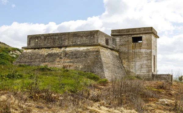 Cimento e concreto em Mota del Marques, Espanha — Fotografia de Stock