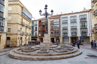 Rosel Square and San Blas. Soria Spain clipart