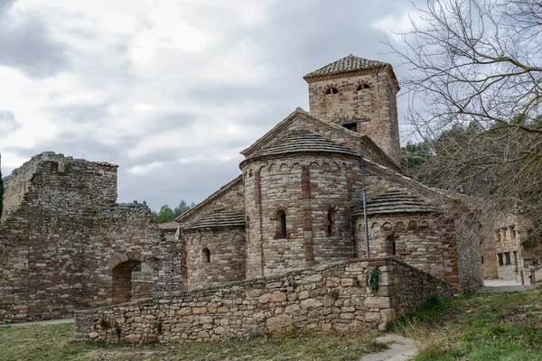 Sant Andreu de Castellnou Kościół romańsko-Castellnou, Hiszpania — Zdjęcie stockowe