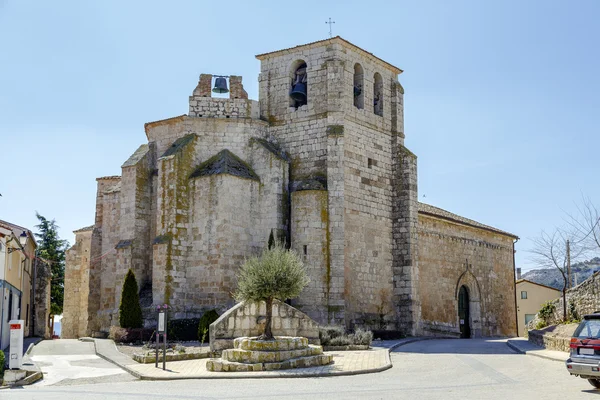 Kerk van Santa Maria, Curiel de Duero Soria — Stockfoto