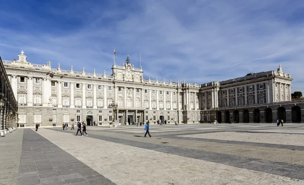 Het Palacio Real de Madrid Koninklijk Paleis — Stockfoto