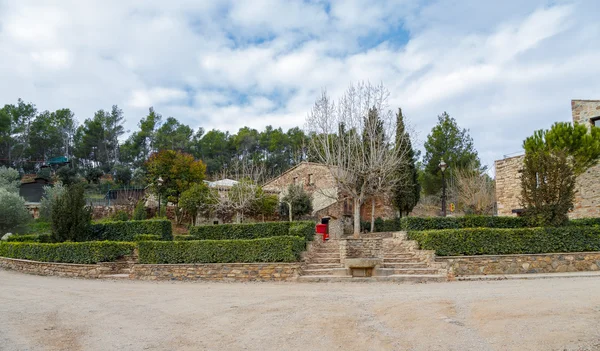 Castellnou, catalonia Spain — Stock Photo, Image