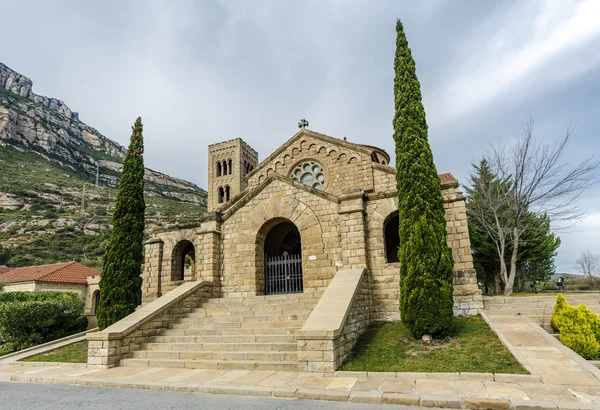 Chiesa Madonna del Rosario Monistrol de Montserrat — Foto Stock