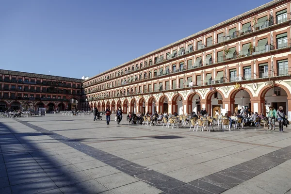 Plaza de la Corredera - Площадь Корредера в Кордове — стоковое фото