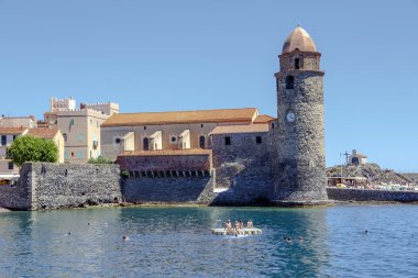 Collioure, Languedoc Roussillon, Pyrenees Orientales Fransa