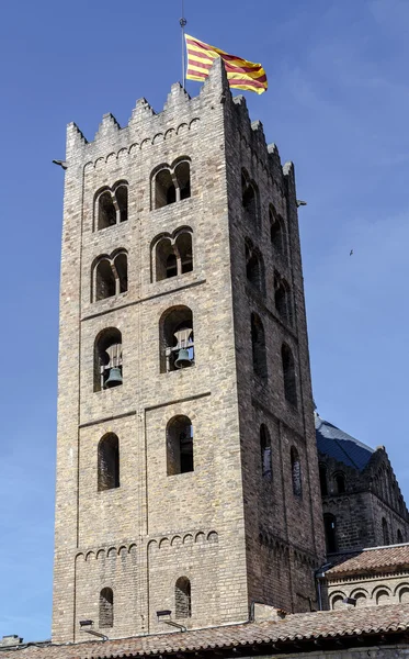 Ripoll monastery south Tower — Stock Photo, Image