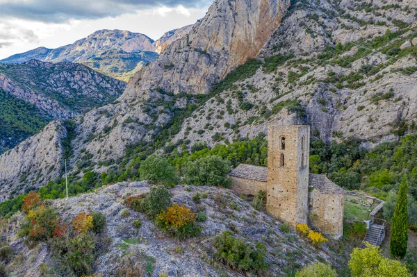Chiesa Sant Andreu Del Castell Tona Nella Regione Catalana Osona — Foto Stock