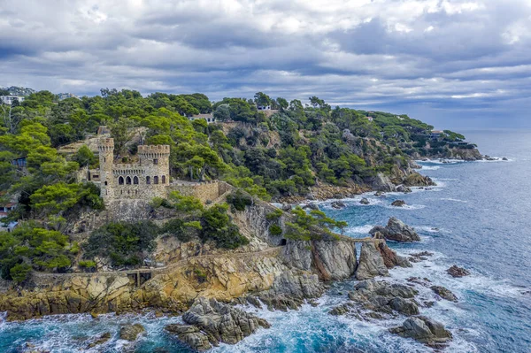 Lloret Mar Испанский Муниципалитет Каталония Море — стоковое фото