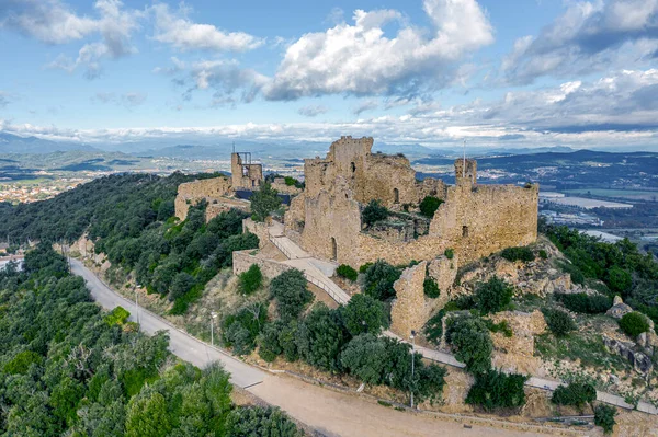 Spanya Nın Barselona Katalonya Eyaletindeki Palafolls Kalesi — Stok fotoğraf