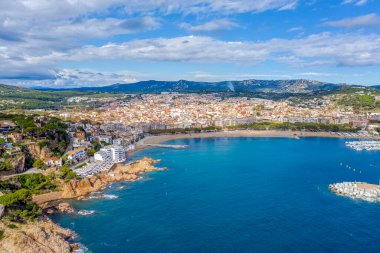 Costa Brava, Katalonya, İspanya 'daki San Feliu de Guixols' a bakın