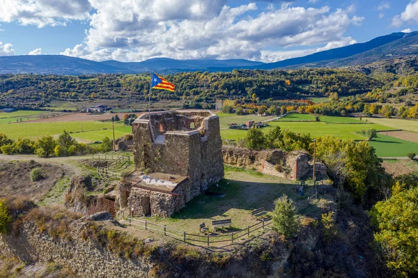 Solsona defense tower, isolated that constitutes the outpost of Castellciutat castle, in the Seo de Urgell Spain