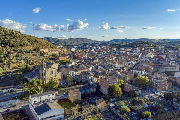 Biserica Santa Maria Din Ponts Lleida Catalonia Spania — Fotografie, imagine de stoc