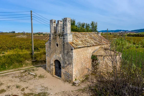 Capella Santa Maria Dels Horts Municipio Vilafranca Del Penedes Bien — Foto de Stock