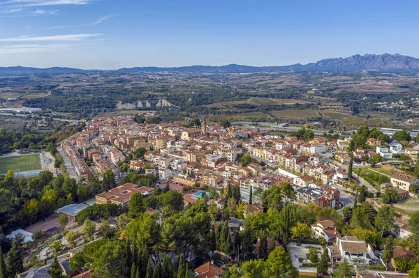 Veduta Gelida Provincia Barcellona Nell Alto Penedes Con Una Popolazione — Foto Stock