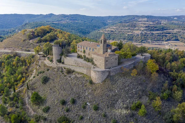 Solsona Daki Castellvell Ortaçağ Kalesi Lleida Katalonya Spanya — Stok fotoğraf