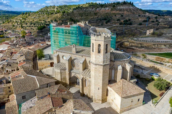 Kostel Santa Maria Mayor Valderrobres Aragon Teruel Španělsko — Stock fotografie