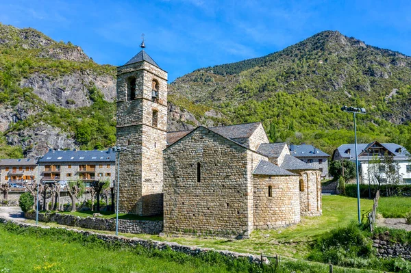 Barruera Daki Sant Feliu Kilisesi Katalonya Spanya Burası Unesco Dünya — Stok fotoğraf