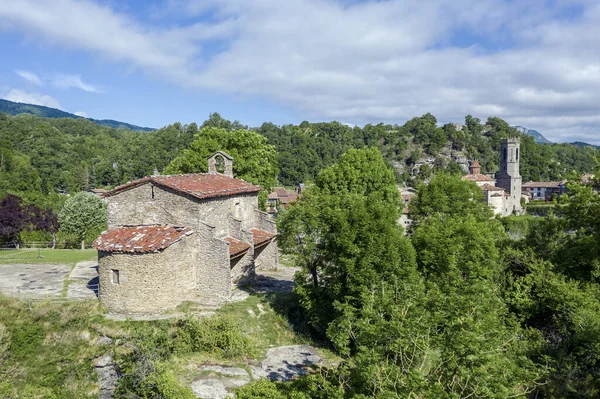 Pustelnia Santa Magdalena Rupit Hiszpańskiej Gminie Regionie Osona Położonym Północny — Zdjęcie stockowe