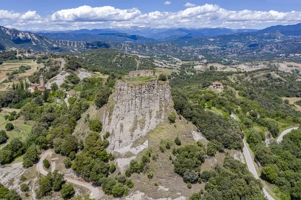 Oris Castle Situated Top Steep Rocky Hill 2Km Oris Small — Stock Photo, Image
