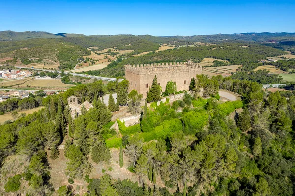 Vista Panorámica Del Castillo Balsareny Cataluña España —  Fotos de Stock
