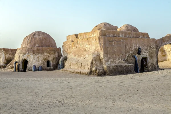 Movie star wars in de Saharawoestijn — Stockfoto