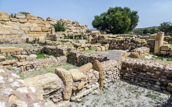 Romerska ruinerna av sufetula nära sbeitla — Stockfoto