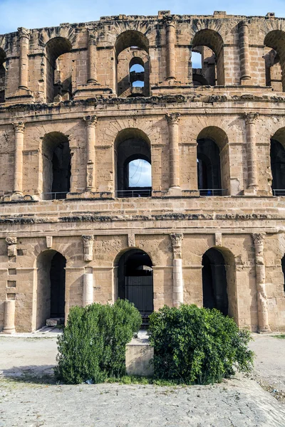 El-jam, colosseum, Tunézia — Stock Fotó