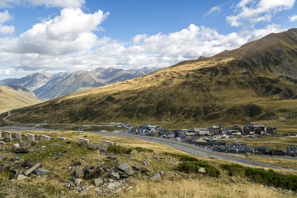 Zielony krajobraz w Vall d Incles w Andorze — Zdjęcie stockowe