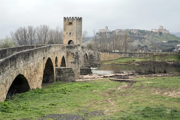 Середньовічний міст Фріас в місті Burgos — стокове фото