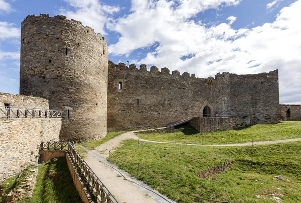 Starożytny zamek Ponferrada. Hiszpania, Bierzo — Zdjęcie stockowe