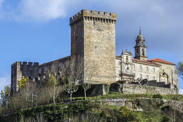 Slott av räkningarna av lemos i Monforte de Lemos — Stockfoto