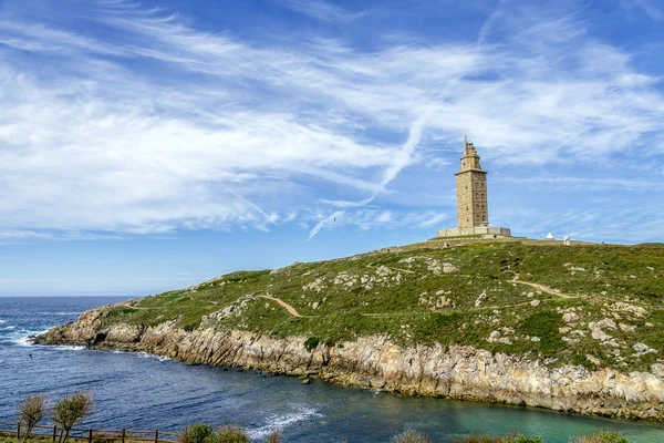 Hercules tower, La Coruna, Galiza, Espanha — Fotografia de Stock