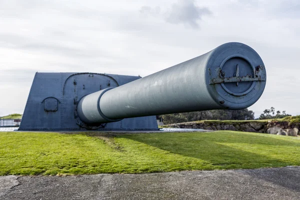 Przybrzeżnych baterii armat w Monte de San Pedro, La Coruna — Zdjęcie stockowe