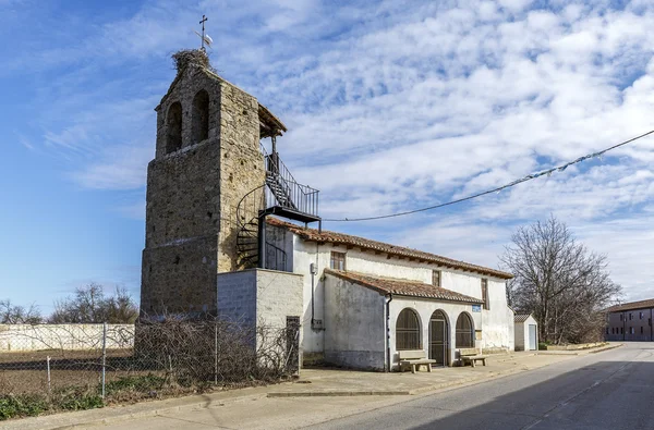 Igreja paroquial de Villafale no município de Villasabariego — Fotografia de Stock