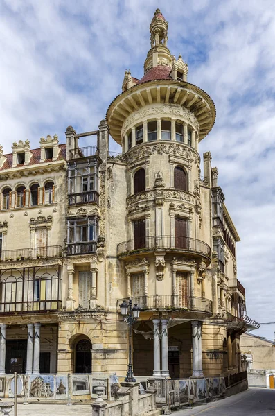 Das haus der brüder moreno, ribadeo — Stockfoto