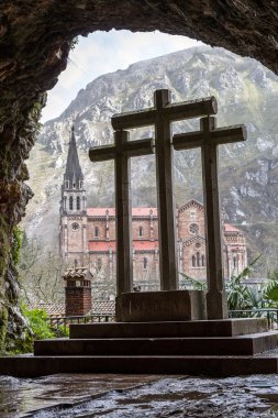 Covadonga sanctuary, asturias, İspanya 