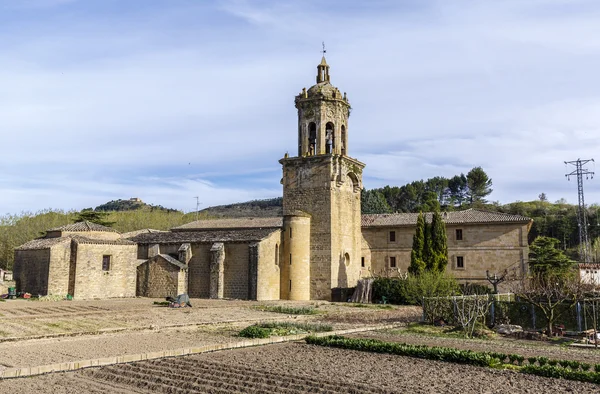 Iglesia del Crucifijo. Puente la Reina, Navarra. España —  Fotos de Stock